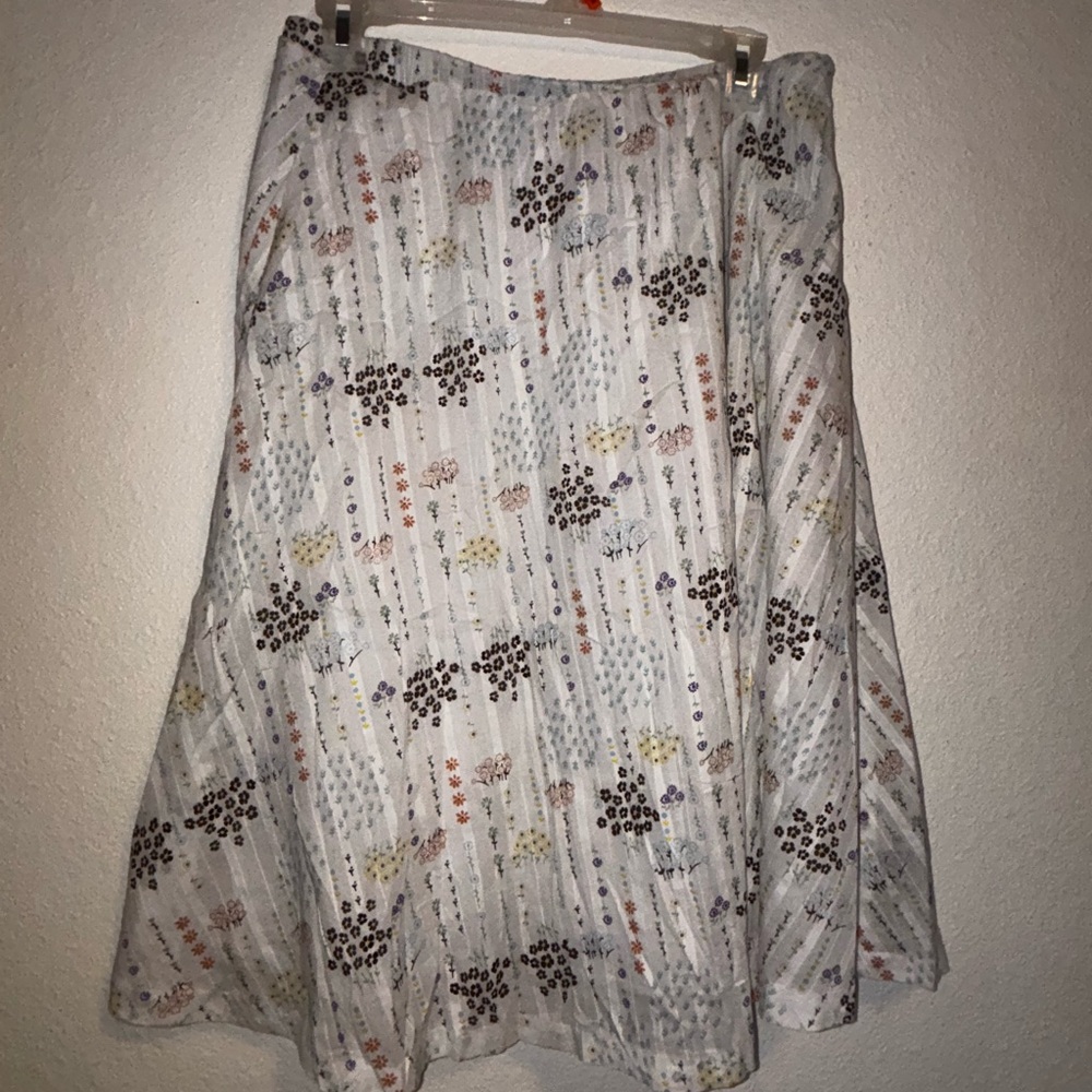 Floral Patterned Skirt